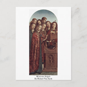 Carte Postale Angels Musiciens Par Hubert Van Eyck
