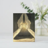 Carte Postale Angels vintages survolant Jésus-Christ (Debout devant)