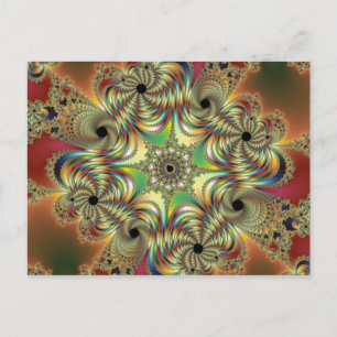 Carte Postale Angelus Fractal