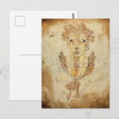 Carte Postale Angelus Novus par Paul Klee (Devant / Derrière)