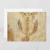 Carte Postale Angelus Novus par Paul Klee (Devant / Derrière)