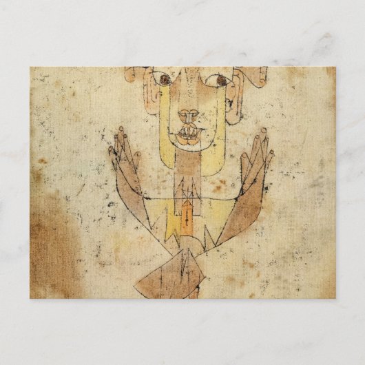 Carte Postale Angelus Novus par Paul Klee (Devant)