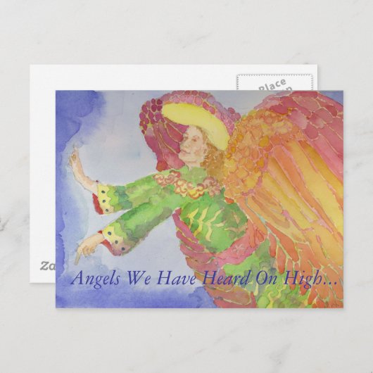 Carte Postale Anges (Devant / Derrière)