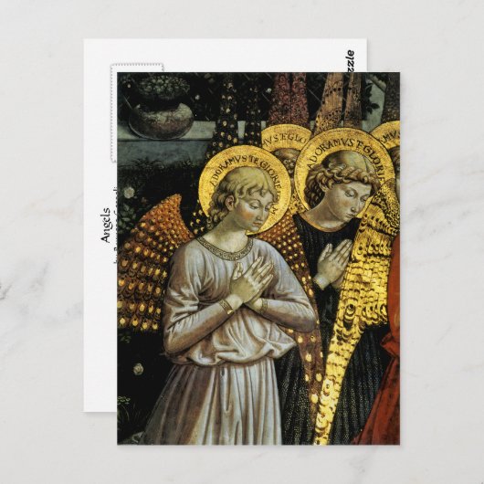 Carte Postale Anges (Devant / Derrière)