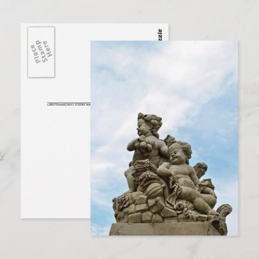 Carte Postale Anges (Devant / Derrière)