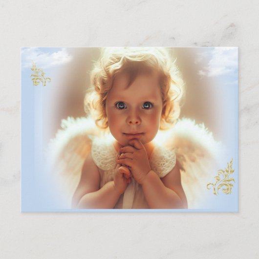 Carte Postale Anges bébés (Devant)