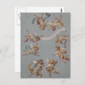 Carte Postale Anges de Cherub de la Renaissance (Devant / Derrière)