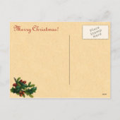 Carte postale Anges de Noël Vintage (Dos)