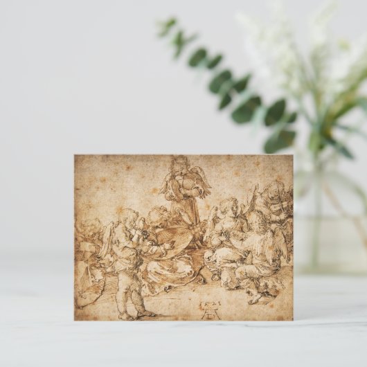 Carte Postale Anges faisant de la musique par Albrecht Durer (Debout devant)