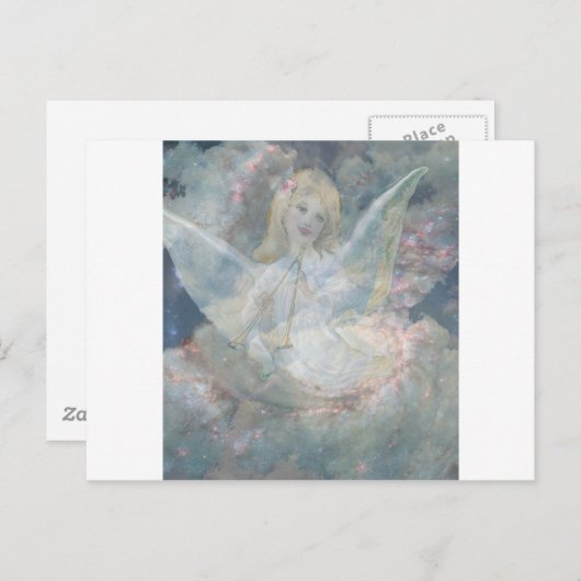 Carte Postale Anges gardiens (Devant / Derrière)