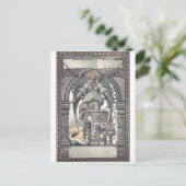 Carte Postale Anges gardiens avec Jésus enfant (Debout devant)