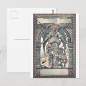 Carte Postale Anges gardiens avec Jésus enfant (Devant / Derrière)