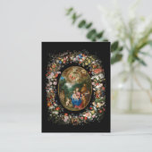 Carte Postale Anges Offrant Des Cadeaux (Debout devant)