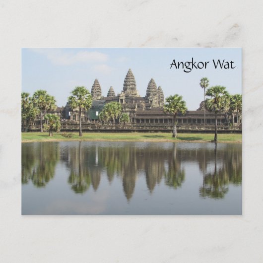 Carte Postale angkor ce qui se reflétait (Devant)