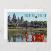 Carte postale Angkor Vat Cambodge (Devant / Derrière)