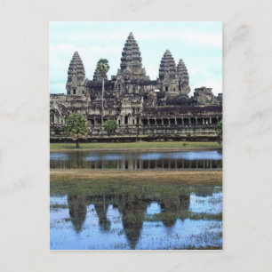 Carte Postale Angkor Vat Cambodge Temple Voyage Photographie