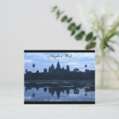 Carte Postale angkor wat blue (Debout devant)