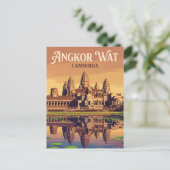 Carte Postale Angkor Wat Cambodge (Debout devant)