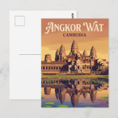 Carte Postale Angkor Wat Cambodge (Devant / Derrière)
