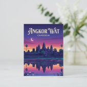 Carte Postale Angkor Wat Cambodge (Debout devant)