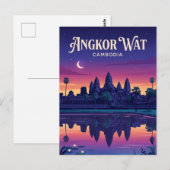 Carte Postale Angkor Wat Cambodge (Devant / Derrière)