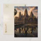 Carte Postale Angkor Wat Cambodge REALMS (Devant / Derrière)