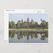 Carte Postale angkor wat réflexions (Devant / Derrière)