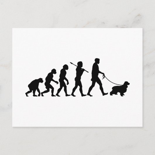 Carte Postale Anglais Cocker Spaniel (Devant)