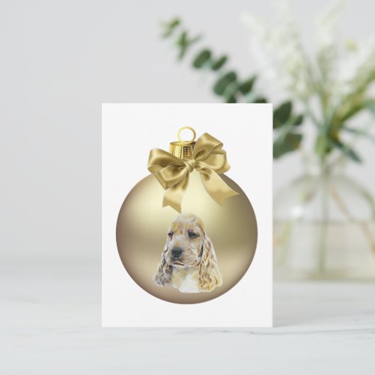 Carte Postale Anglais Cocker Spaniel (Debout devant)