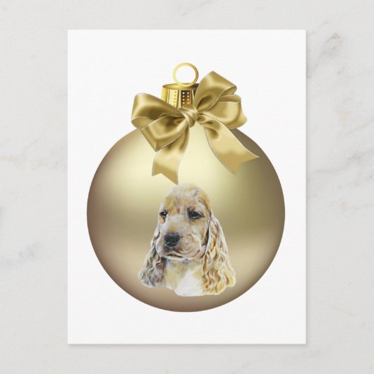 Carte Postale Anglais Cocker Spaniel (Devant)