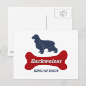 Carte Postale Anglais Cocker Spaniel (Devant / Derrière)