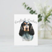Carte Postale Anglais Cocker Spaniel Papa 2 (Debout devant)