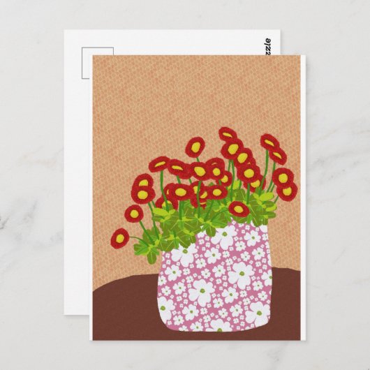 Carte postale Anglais Daisy (Devant / Derrière)