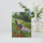 Carte Postale Anglais Setter, Chasse de faisan (Debout devant)