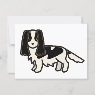 Carte Postale Anglais Springer espagnol noir et blanc dessin ani
