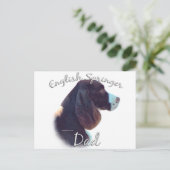 Carte Postale Anglais Springer Spaniel Papa 2 (Debout devant)