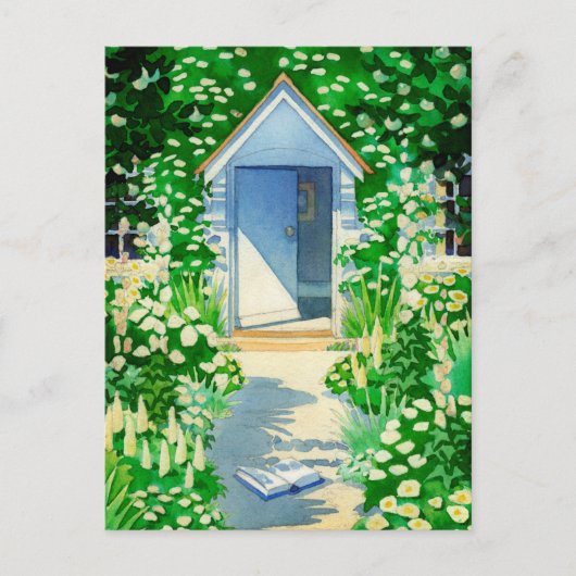 Carte Postale Anglais Summer Cottage Garden (Devant)