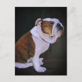 Carte postale anglaise Bulldog Chien (Devant)
