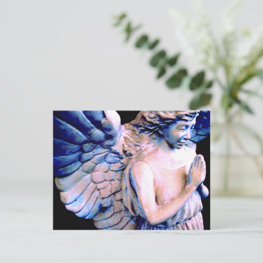 Carte Postale Angle bleu (Debout devant)