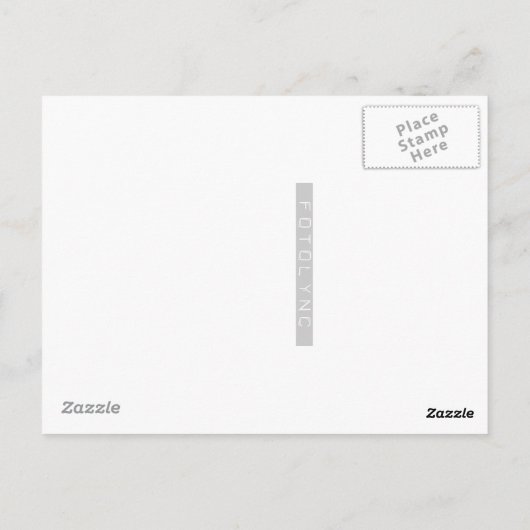 Carte Postale Angle bleu (Dos)