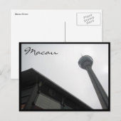 Carte Postale angle de la tour macau (Devant / Derrière)