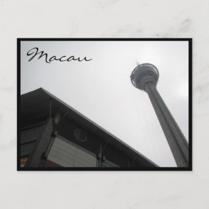 Carte Postale angle de la tour macau