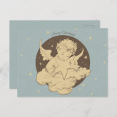 Carte Postale Angle de style vintage (Devant / Derrière)