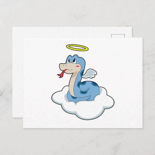 Carte Postale Angle nuage serpent (Devant / Derrière)