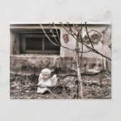 Carte Postale Angle Squeezebox en Jardin d'hiver Sepia Tones (Devant)
