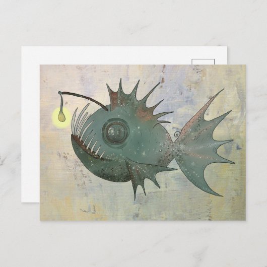 Carte Postale Anglerfisch (Devant / Derrière)