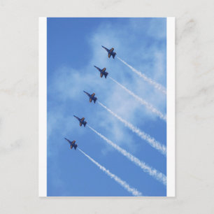 Carte Postale Angles bleus