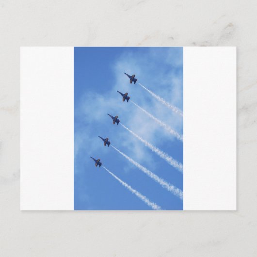 Carte Postale Angles bleus (Devant)