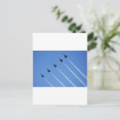 Carte Postale Angles bleus en vol (Debout devant)