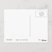 Carte Postale Angles, lignes et courbes (Dos)